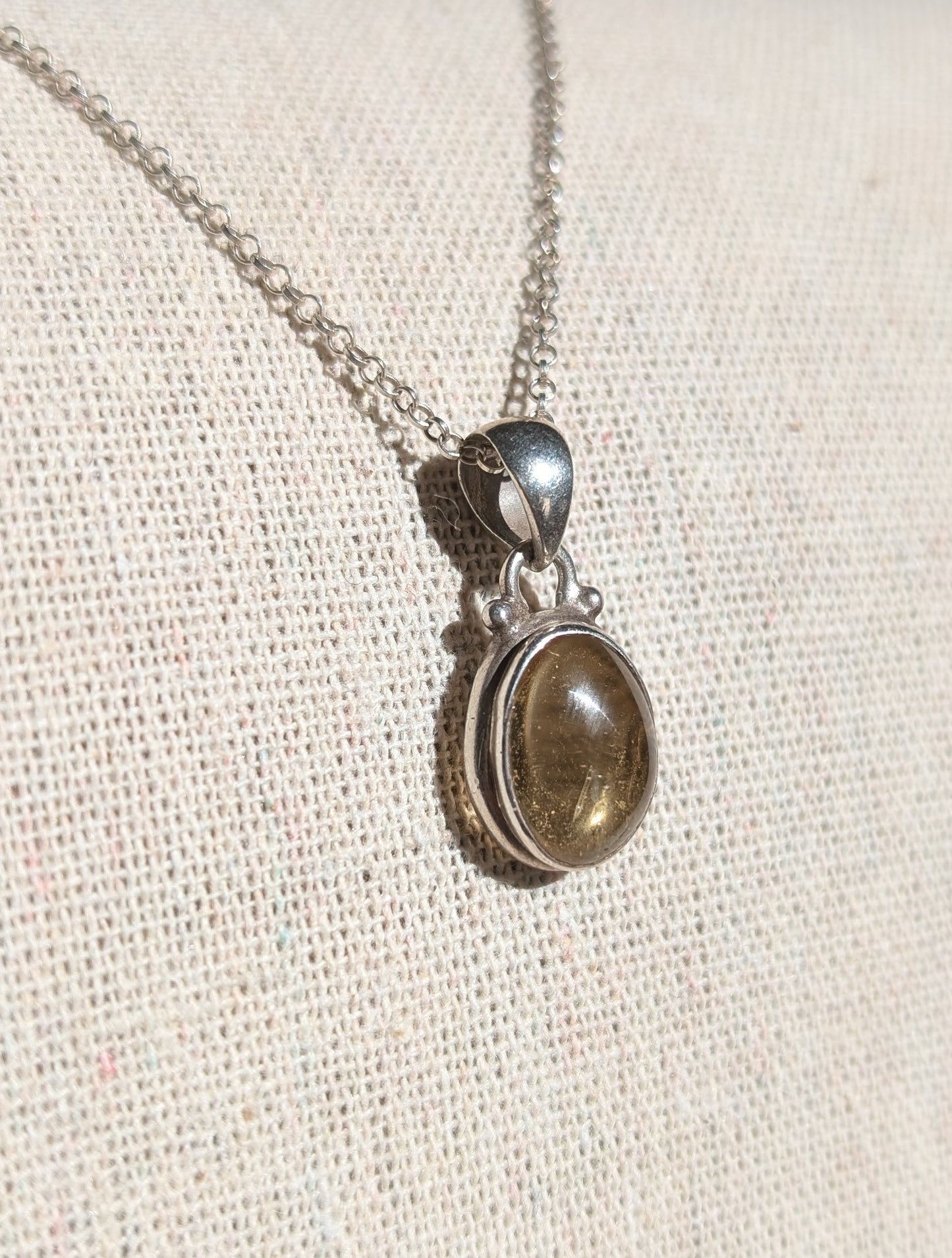 Collier Citrine Naturelle
