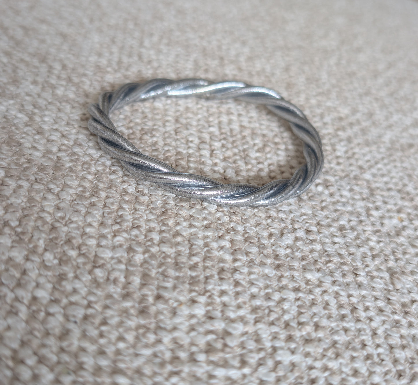 Bracelet torsadé KUMLAI - Argenté